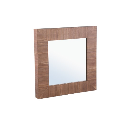 Tiess Natural Wooden Veneer Mirror Straight Frame