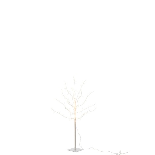 J-Line decoratie boom Kaal - wit - medium - LED