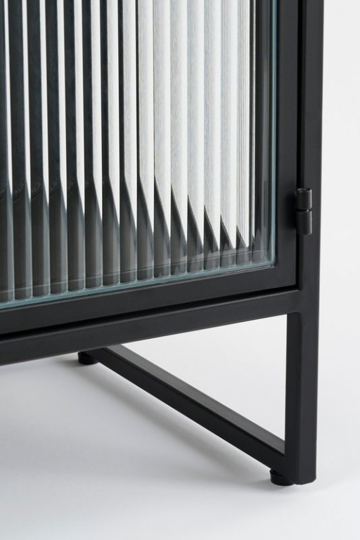 Clifton storage cupboard with doors - L38 x B35 x H50 cm - Metal - Black