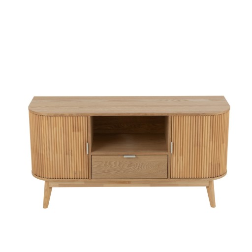 J-Line kast Rond - dennenhout - naturel - small