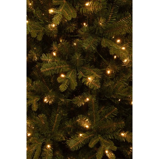 Harma Smalle Kunstkerstboom met LED Verlichting - H260 x Ø73 cm - Groen