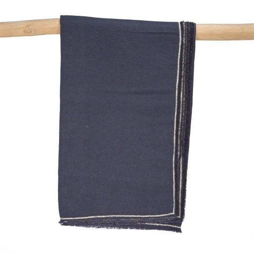 Het Toscane Tafelkleed - Zwart Naturel - 150x250