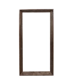 Kyro Brown Acacia Wood Rectangle Mirror Large