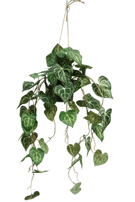 Viola Artificial Hanging Plant 95cm