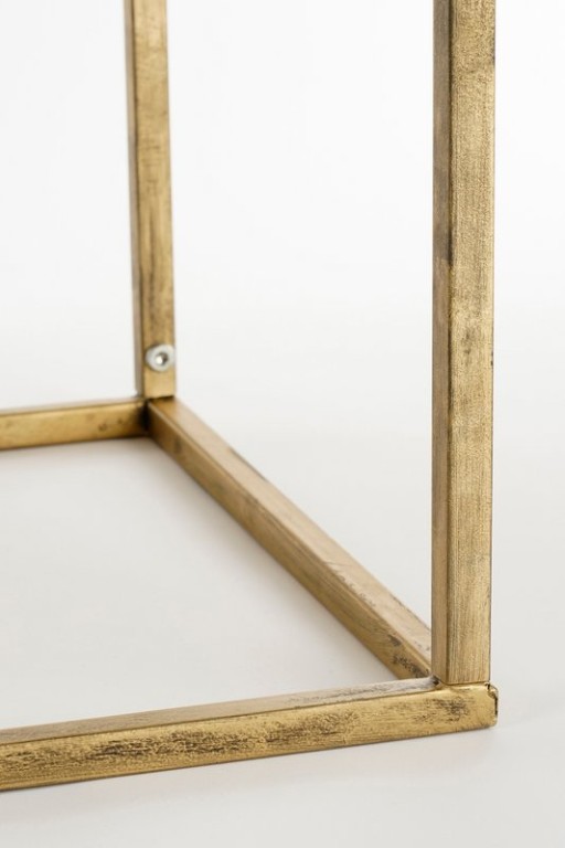 Alanza coffee table outside - L99 x B41 x H46 cm - Metal - Green