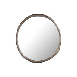 Limera Brass Alu Round Mirror Irregular Border S