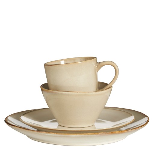 Racco Serviesset 4 Persoons - Steengoed - Beige