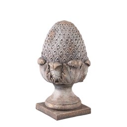 Caibyn Grey Magnesia Pinecone Statue B