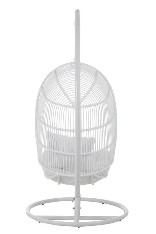 J-Line Hammock Chair Oval Steel White