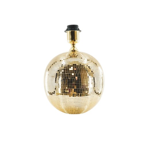Lamp - Table Lamp Disco ball - Glass -Gold - 20x20x20cm