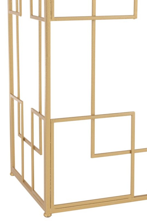 J-Line Console Lines Metal/Glass Gold