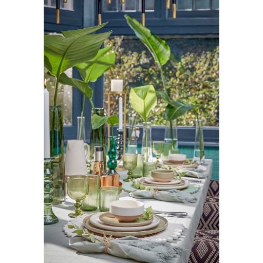 Aletta Kandelaar - L15 x B15 x H48 cm - Metaal - Goud