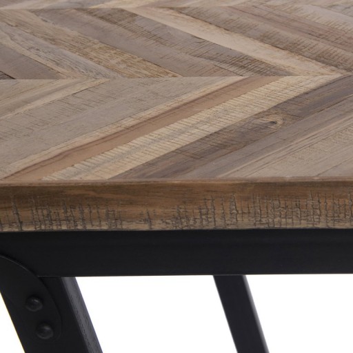 The Herringbone Bench - Natural - 110