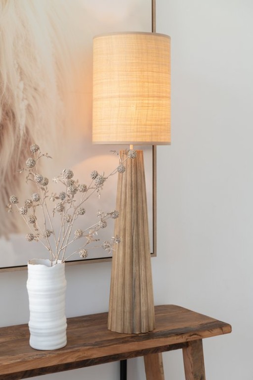 J-Line Console Square Recycled Wood Natural