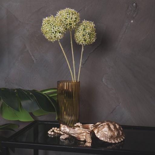 Schildpaddoos - Polyresin - Goud - 15,5x13,5x7,5cm