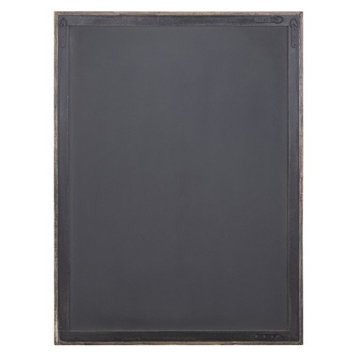 Elasah Black Wooden Rect Wall Panel Line Pattern