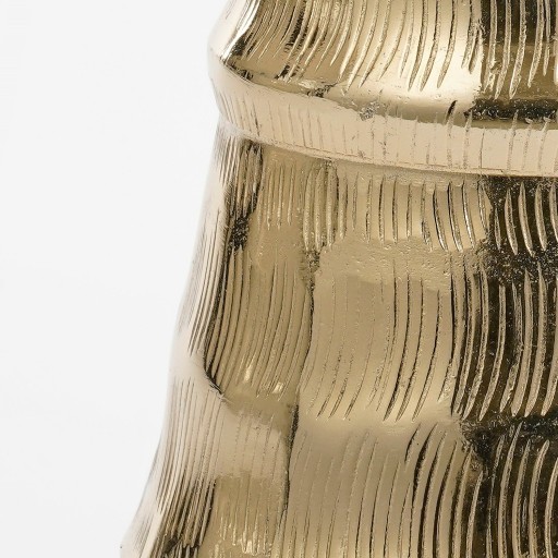 Decoratie Kerstboom - H43 x Ø13 cm - Aluminium - Goud