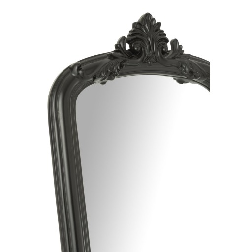 J-Line spiegel Emi - hout - zwart