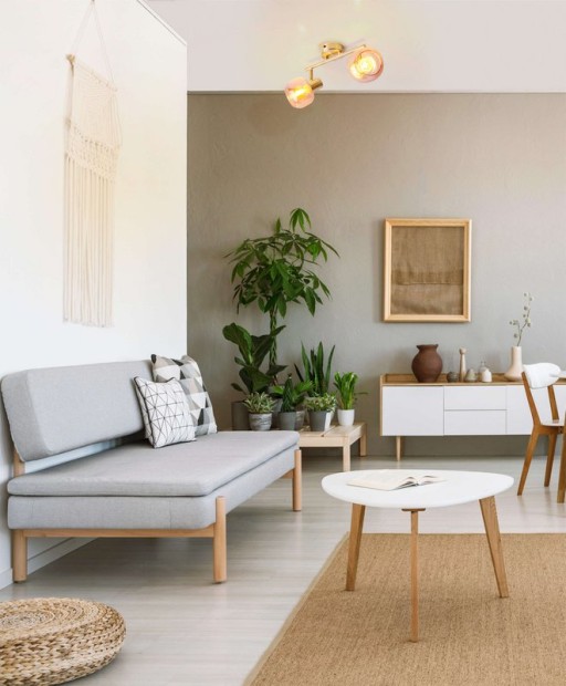 2er Spot/Deckenleuchte "LIBBY", klassische Deckenlampe aus messingfarbenem Metall und getöntem Glas in Amber, mit E14-Fassung, für Esszimmer, Wohnzimmer, Diele oder Büro, 40 cm lang