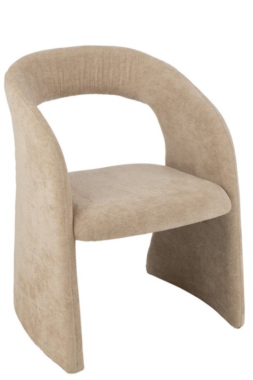 J-Line Anise Chair Textile Beige