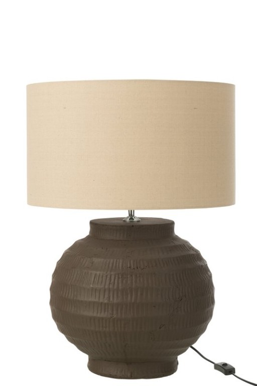J-Line Table lamp Terracotta Brown