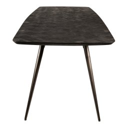Fieron Black Acaia Wooden Dining Table Oval 240cm