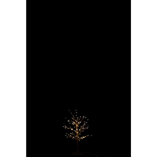 J-Line kerstboom Kaal - metaal - zwart - small - LED