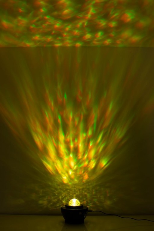 Atmospheric Galaxy LED projector, decorative lighting made of plastic, colorful, integrated LED, for inside