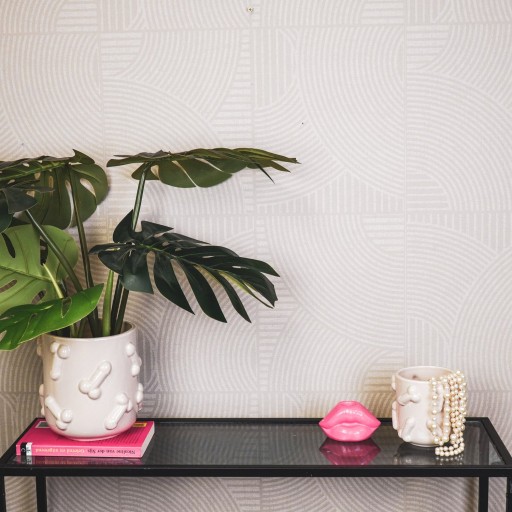 Pot - Dick - Keramiek - Beige -11x11x11,5cm