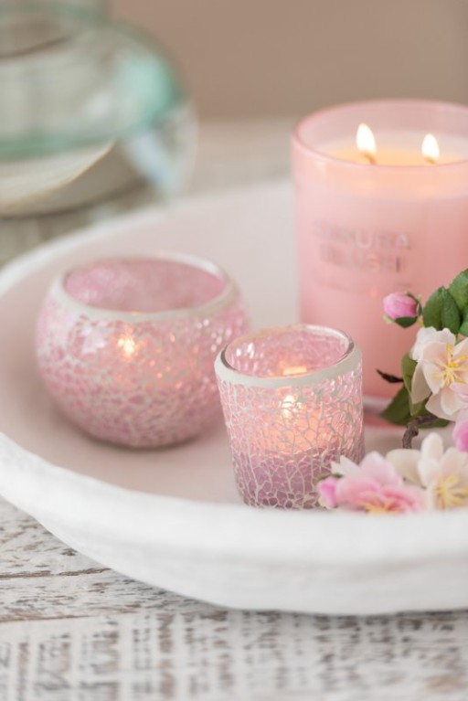 J-Line Set Of 3 Trays Chad Paper Mache White