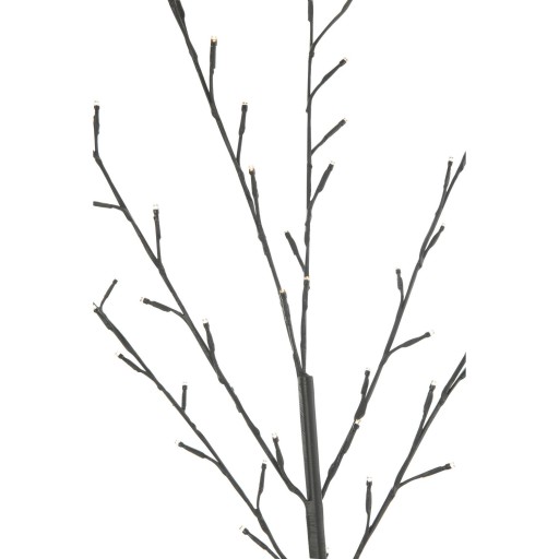 J-Line Kerstboom Kaal+ Led Metaal Zwart