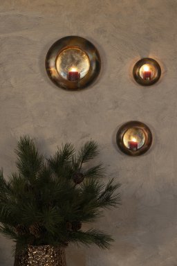 Prestyn Copper Iron Round Wall Stormlight S