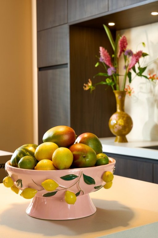 Melika Decoration Scale - H16 x Ø39 cm - Ceramics - Light pink