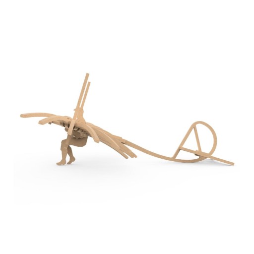 Ilo Build 3D Houten Modelbouw Lilienthal's Glider, NUI-107, 22x18x15cm