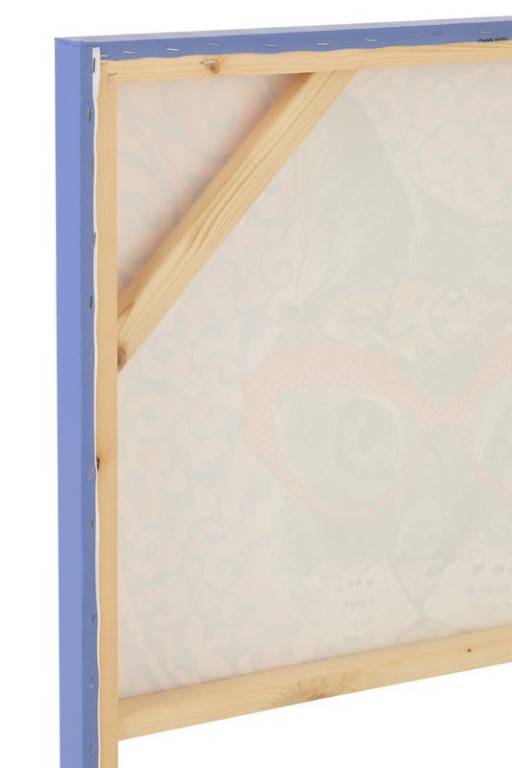 J-Line Wall Decoration Cat Pop Art Canvas Mix Large