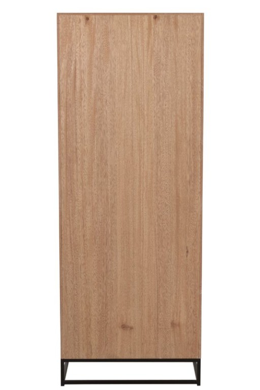 J-Line cabinet High Zigzag cabinet - wood/metal - natural/black