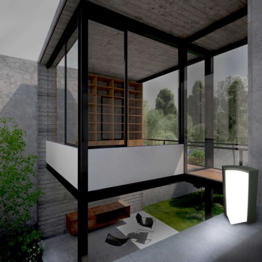 LED on the outside wall lamp "Rico" 14.8 cm high, made of metal and plastic in anthracite, with integrated LED