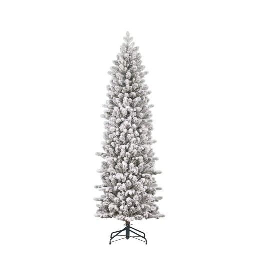 Harma Smalle Kunstkerstboom - H215 x Ø66 cm - Groen Frosted