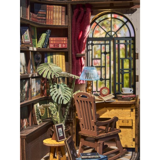Robotime, DIY Book Nook, Silent Corner Study, TGE02, 11,8x11,8x24,9cm