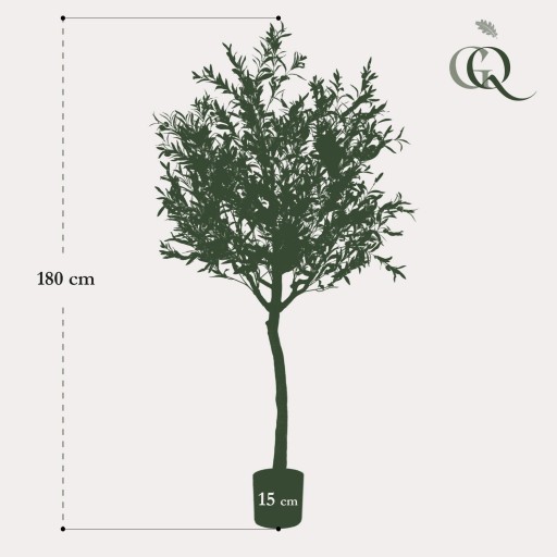 Kunst Olijfboom - Olea europaea - Olijfboom - 180 cm