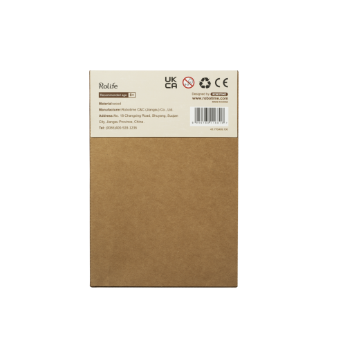 Robotime, 3D Houten Puzzel Muziekinstrument Drumstel, TG409, 19x13,5x11cm