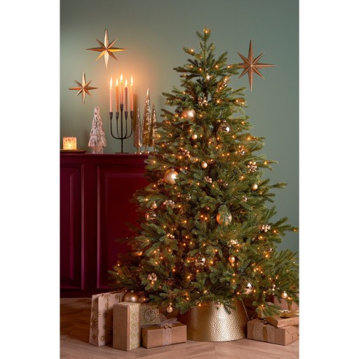 Kerstboomrok - L50 x B30 x H26 cm - Metaal - Goud