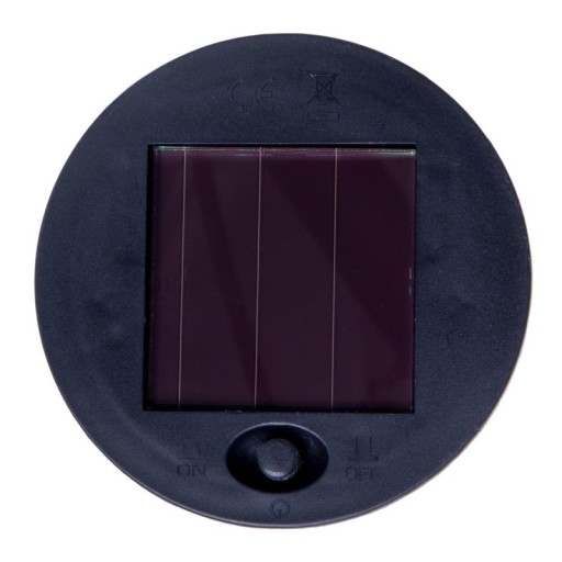 LED solar light "Korbinian" for garden and terrace, decorative lamp made of metal and plastic cord covering in nature, LEDs firmly installed, solar lamp for outside 30 x 18 cm