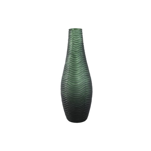 Elichi Green Round Glass Vase High Small