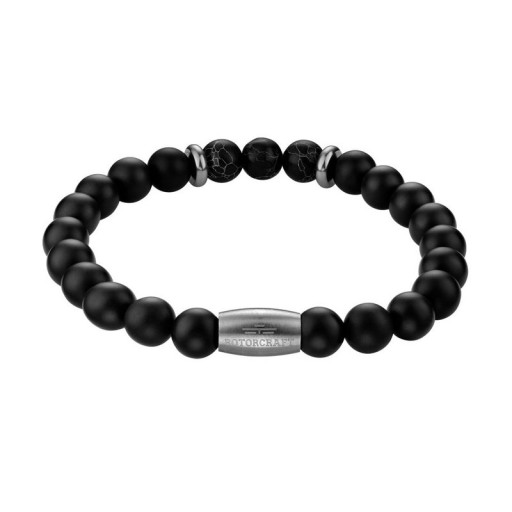 Matt black agate bracelet RCB01