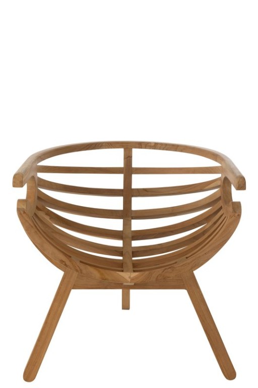 J-Line Chair Crab Teak Wood Natural