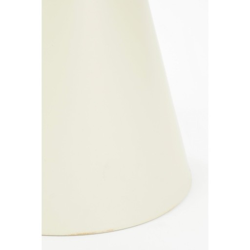 Jim Bijzettafel - H45 x Ø31 cm - IJzer - Off-white