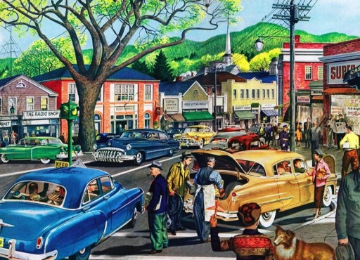 New York Puzzle Company Saturday Morning - 1000 pieces