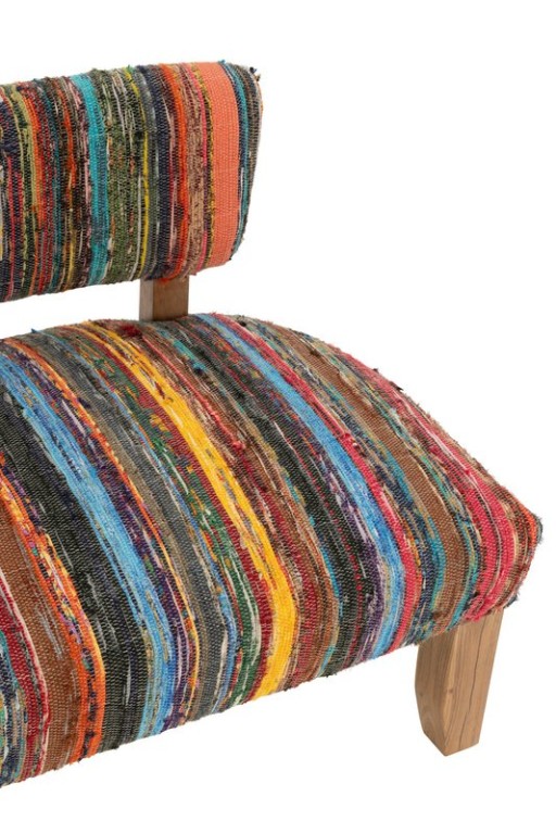 J-Line Sofa 2 Persons Chindi Wood/Textile Mix