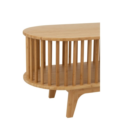 J-Line TV kast Live - bamboe - naturel